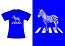 ZebraStreichen Damen Shirt, 180g/m²