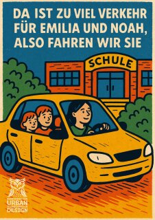 Also fahren wir sie - Aufkleber Sticker