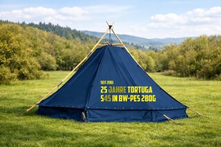 TORTUGA Kohtenblatt S 45/59 Edition 25 Jahre Tortuga, Blau, BW-PES