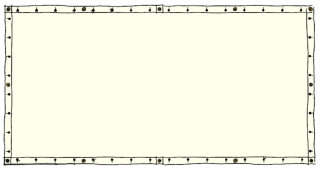 TORTUGA Doppelzeltbahn 323 x 165 cm TC280 naturell