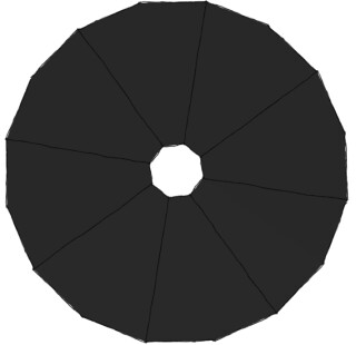 TORTUGA Großjurtendach, 810 cm, TK, VARIO-Doppelknopfleiste