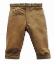 Lederbundhose, Samtspalt, Herren 54 grau